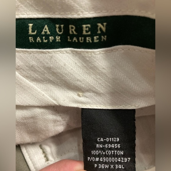 Lauren Ralph Lauren Men’s Size 36/34 Chino Pants - Picture 4 of 6